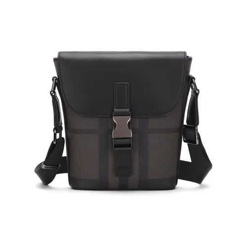 ELLE HOMME Сумка через плечо Кофейная/Черная Мужская
