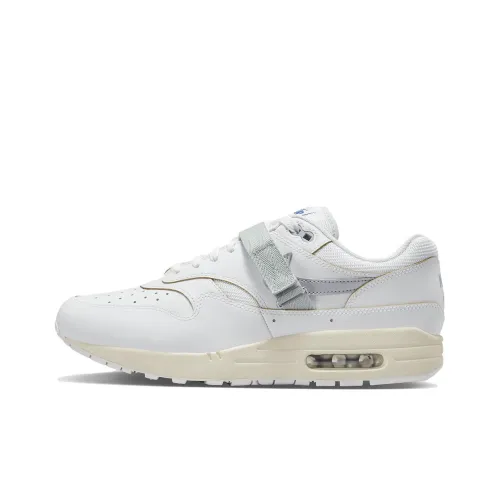 Nike Air Max 1 Low Топ Casual Унисекс Белый Серый