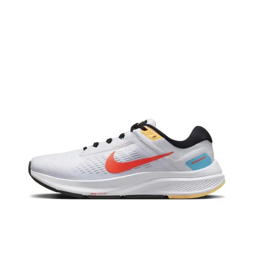 Nike Zoom Structure 24 Low Топ Повседневный Беговые кроссовки Женские Белый Красный Синий Желтый