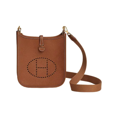 HERMES Сумка Evelyn через плечо из коровьей кожи мини женская