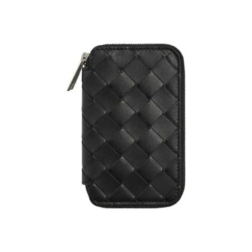 Bottega Veneta Key Pouch из коровьей кожи мужской черный