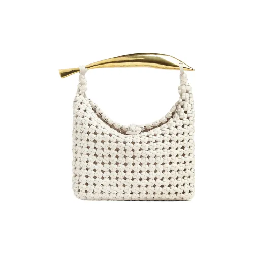 Bottega Veneta Sardine Овечья шкура Сумка Маленькая Женская Мел Белый