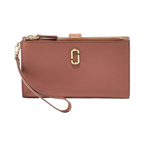 MARC JACOBS Гладкая кожа кошелек женский цвет красно-коричневый