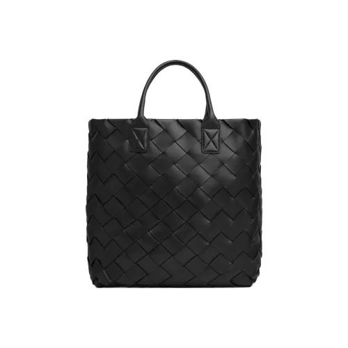 Bottega Veneta Cabat Lambskin Tote Bag Shopping Bag Large Women's Black