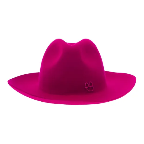 RUSLAN BAGINSKIY Шерсть Цилиндры Розово-красный Женские