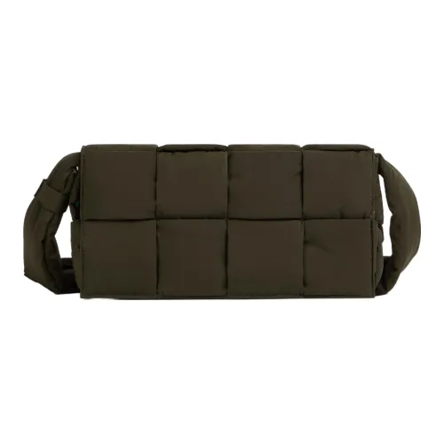 Bottega Veneta Padded Tech Cassette Нейлоновая Сумка через плечо Сумка на плечо Мужская Коричневая