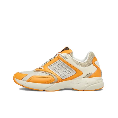 FENDI Faster Low Топ Спортивная Повседневная Обувь Мужская Оранжевая