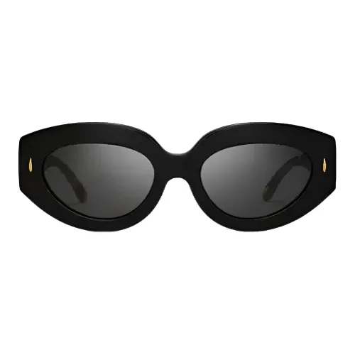 Tory Burch Солнцезащитные очки Черный/Черепаховый Цветочный Женские