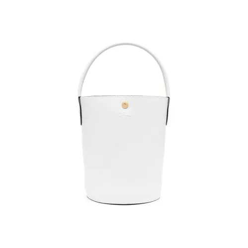 LONGCHAMP Épure Корова Кожа Ведрообразная Сумка Маленькая Женская Белая