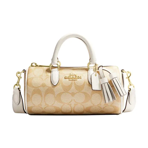 COACH Lacey ПВХ Сумка Маленькая Женская Светлый Хаки