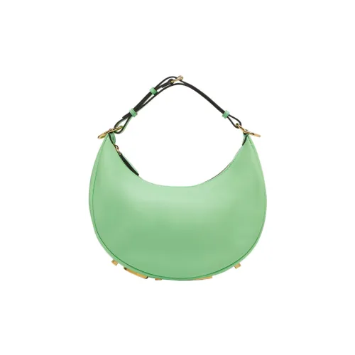 FENDI fendigraphy Сумка из коровьей кожи плечо сумка через плечо маленькая женская зеленая