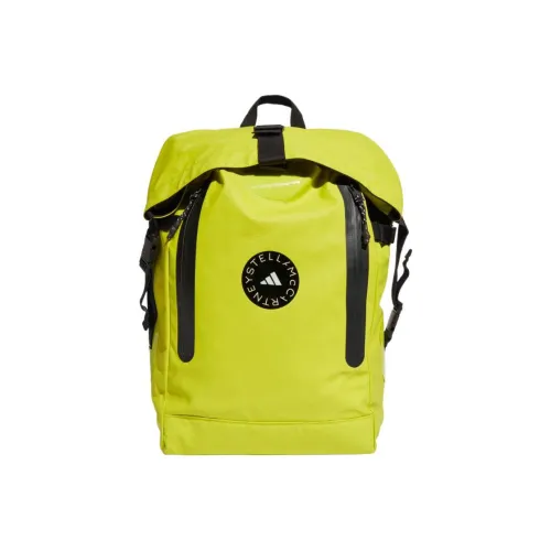 Adidas Полиуретан Рюкзак Стандартный Женский Semi Жёлтый Флуоресцентный Чёрный Белый