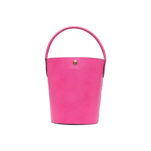 LONGCHAMP Épure Корова Кожа Ведрообразная Сумка Маленькая Женская Фуксия