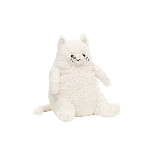 JELLYCAT Cat Collection Сердце Котенок Сливочный Куклы Плюшевая кукла 26 см Рекомендуемый рост