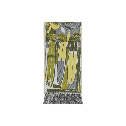 HERMES Кашемировые вязаные шарфы для мужчин