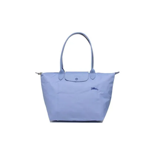 LONGCHAMP Le Pliage Club Ткань Тоут Сумка Сумка для покупок Сумка-пельмень Сумка на одно плечо Большая женская сумка Небесно-голубой
