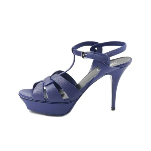 SAINT LAURENT One Ремешок Сандалии Женские Темно-синий