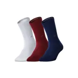 3 шт (Белый/Бордово-красный/Темно-синий)