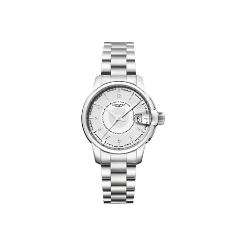 HAMILTON Автоматический Механический Часы Мужские 38 мм Серебристый Циферблат Корпус из Нержавеющей Стали Ремешок из Нержавеющей Стали