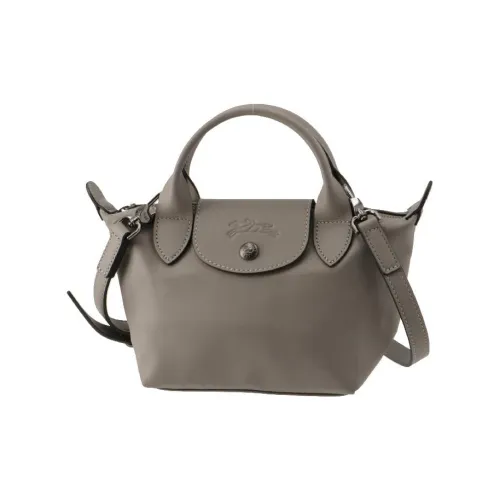 LONGCHAMP Le Pliage Xtra Коровья кожа Сумка через плечо Сумка Мини Женская Стрептопелий Серый