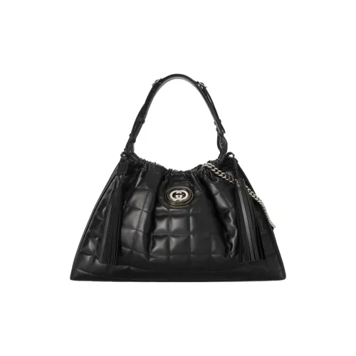 GUCCI Кожа Одно плечо Сумка Средний Женский Черный