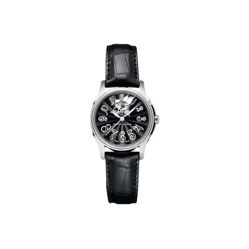 Hamilton Автоматический Механический Movement Женские Часы Jazz Series 34 мм Черные