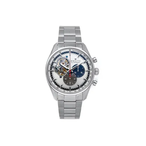 Zenith Автоматический Механический Механизм Мужские Часы Flagship Collection 42 мм Белые