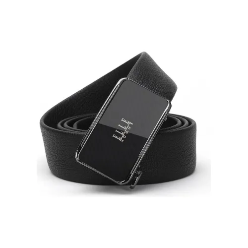 ELLE HOMME Ремни из коровьей кожи, черные, мужские