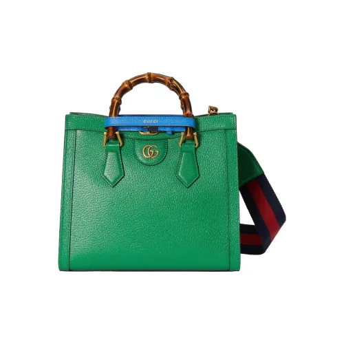 GUCCI Diana Кожа Тоут Сумка Сумка для покупок Сумка на плечо Сумка Маленькая Женская Зеленая