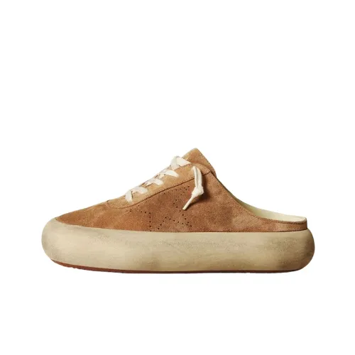 Golden Goose Космос Звезда Домашние тапочки Женские Коричневый