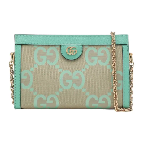 GUCCI Ophidia Холст и Кожа Сумка через плечо Сумка на плечо Женская
