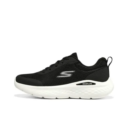 Skechers Go Run Lite Low Топ Беговые кроссовки Женские Черный