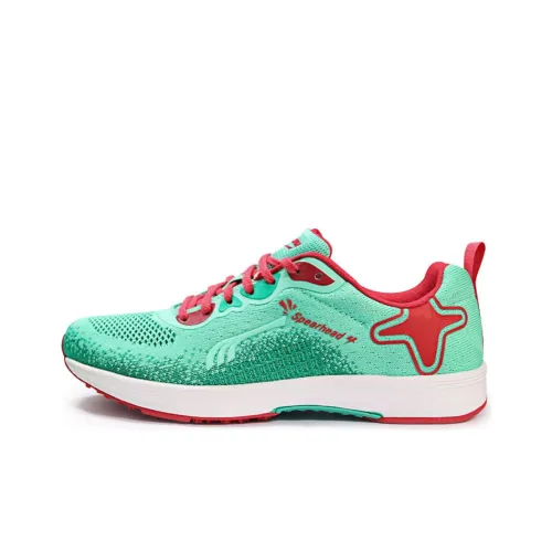 DO WIN Амортизаторы Slip-resistant устойчивые к истиранию низкий топ беговые кроссовки унисекс зеленый