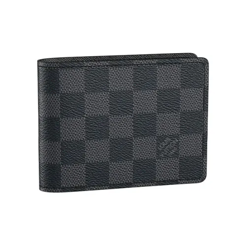 LOUIS VUITTON Холст Кошелек Мужской Серый