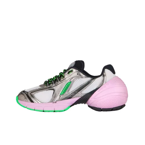 Givenchy TK MX RUNNER Устойчивый к истиранию Низкий Топ Спортивная Повседневная Обувь Женская Серебряный Розовый