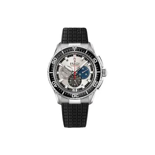 Зенит Автоматический Механический Часы Мужские EL PRIMERO 45мм*14,1мм Белые