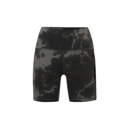 Lululemon Align Коллекция Ромб Краситель Армейский зеленый Темно-оливковый Черный Женские Шорты для йоги