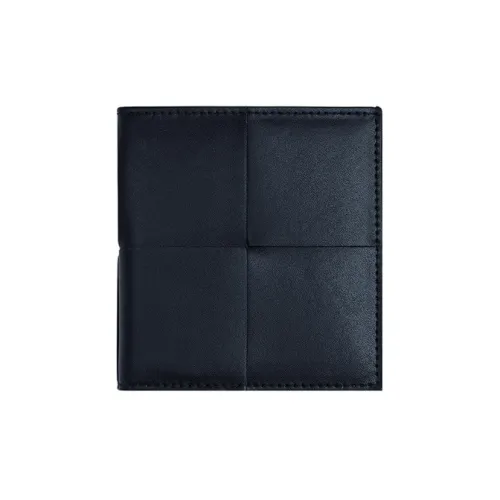 Bottega Veneta Кошелек из коровьей кожи маленький мужской цвет космический серый