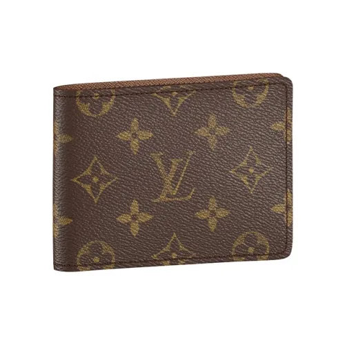 LOUIS VUITTON Холст Кошелек Мужской Коричневый