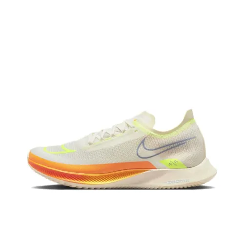 Nike Амортизация Низкий Топ Бег на длинные дистанции Тест физической подготовленности Экзамен Гонки Беговые кроссовки Унисекс Оранжевый Зеленый