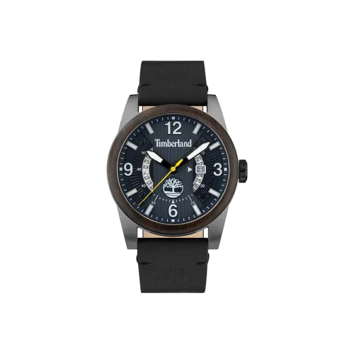 Timberland Ferndale Collection Мужские часы Кварцевый механизм Кожаный ремешок Черный циферблат