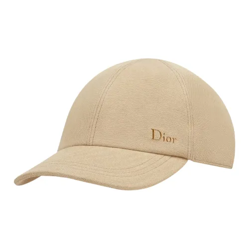 DIOR Хлопок Кепки Желтые Мужские