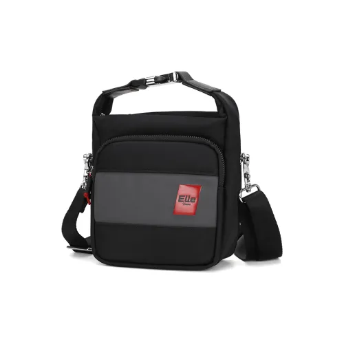 ELLE HOMME Ткань Сумка Сумка через плечо Сумка через плечо Стандартная Унисекс Черная