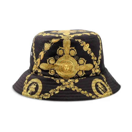 VERSACE Шляпы ведра Черный/Золото Мужской