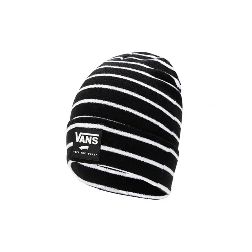 VANS Полиэстер Шапка-бини Черно-белые полосы Унисекс