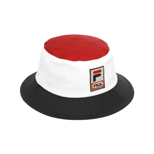 FILA Cotton Bucket Hats Белый Унисекс