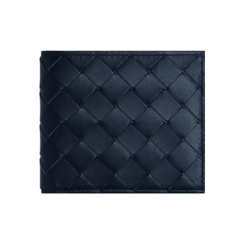 Bottega Veneta Телячья кожа Кошелек Мужской Синий
