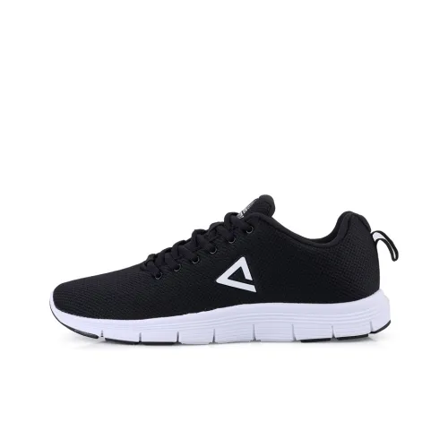 PEAK Беговые кроссовки Low Top Черный/Ярко-белый Мужской