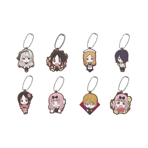 BANDAI Kaguya SAMA Любовь IS War Подвеска с персонажем Счастливый Draw Целая коробка 8 шт