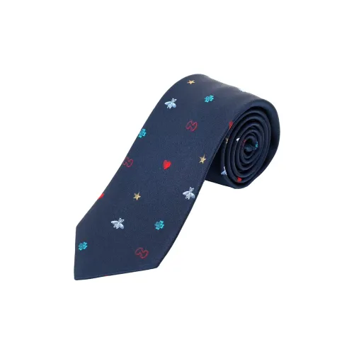 GUCCI Ties Blue Men's